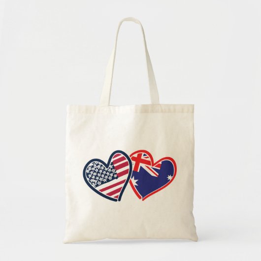 USA - Österreich-Liebe Tragetasche (Vorne)