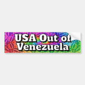 USA Out of Venezuela  Autoaufkleber (Vorne)