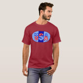 USA Oval T - Shirt (Vorne ganz)