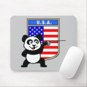USA - Panda Mousepad (Mit Mouse)