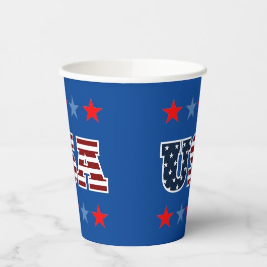 USA Paper Cup Pappbecher (Links)