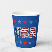 USA Paper Cup Pappbecher (Vorderseite)