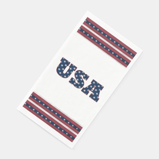 USA Paper Napkin Serviette (Ecke)