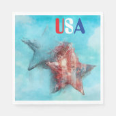 USA-Papier-Serviette Serviette (Vorderseite)