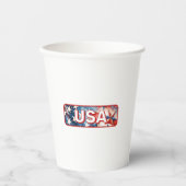 USA PAPPBECHER (Vorderseite)