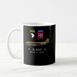 USA Paratroopers DDay WWII Normandy 82nd 101nd Air Kaffeetasse