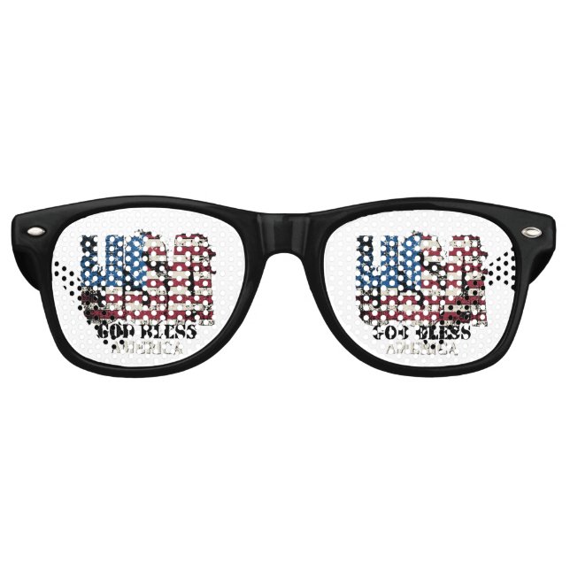 USA Party Sunglasses Partybrille (Vorderseite)