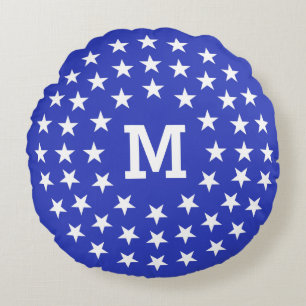USA Patriot Custom Monogram Wurfkissen Rundes Kissen