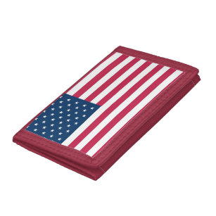 USA-Patriot: Ein wirklich patriotisches Geschenk: Tri-fold Geldbeutel