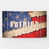 USA Patriot Flag Banner (Horizontal)