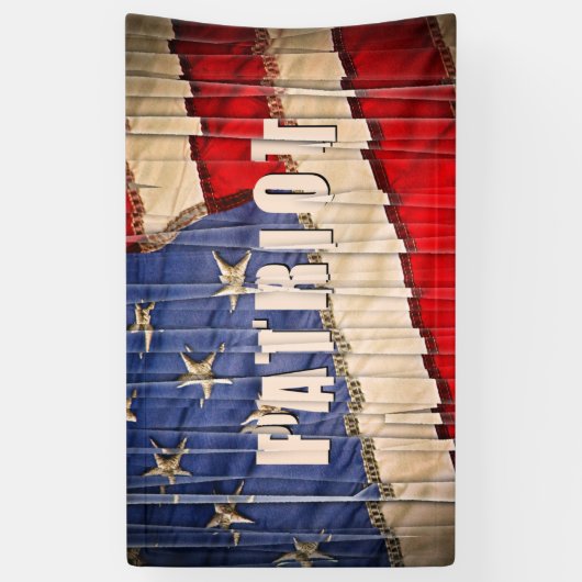 USA Patriot Flag Banner (Vertikal)