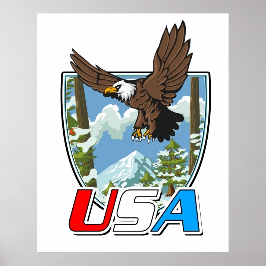 USA Patriot Logo Poster (Vorne)