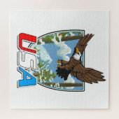 USA Patriot Logo Puzzle (Horizontal)