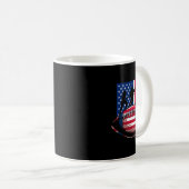Usa Patriot Oder American Football 4. Juli Ameri Kaffeetasse (VorderseiteRechts)