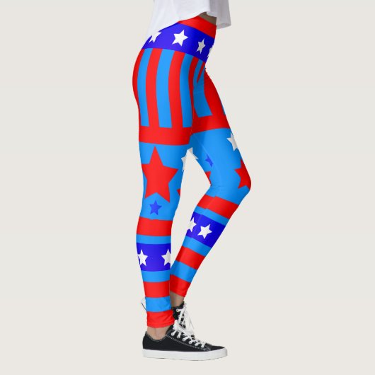 USA Patriot US Flagge Leggings (Rechts)