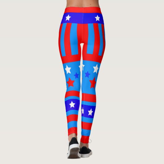 USA Patriot US Flagge Leggings (Rückseite)