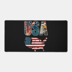USA Patriotic 4. Juli America Flaggenfreiheit Schreibtischunterlage