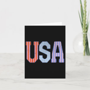 USA Patriotic 4. Juli Amerika Unabhängigkeitstag Karte