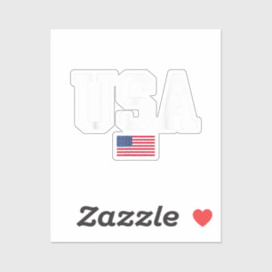 USA Patriotic American Flag for Men Women Kids Boy Aufkleber