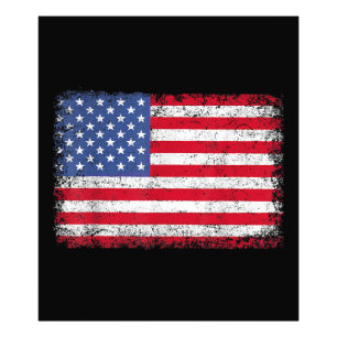 USA Patriotic American Flag for Men Women Kids Boy Fotodruck