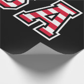 USA Patriotic American Flag for Men Women Kids Boy Geschenkpapier (Ecke)