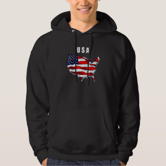 USA Patriotic American Flag For Men Women Kids Boy Hoodie