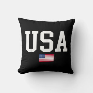 USA Patriotic American Flag for Men Women Kids Boy Kissen