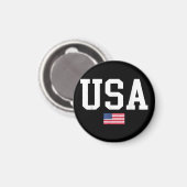 USA Patriotic American Flag for Men Women Kids Boy Magnet (Vorderseite/Rückseite)
