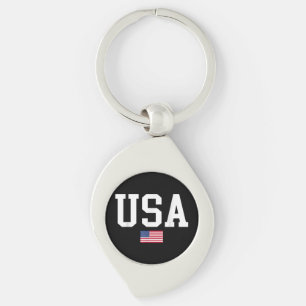USA Patriotic American Flag for Men Women Kids Boy Schlüsselanhänger