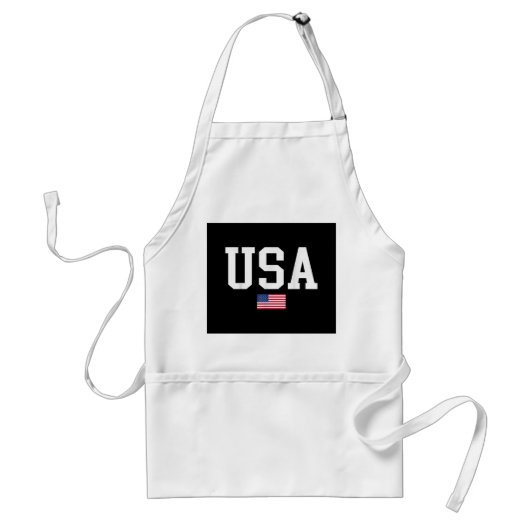 USA Patriotic American Flag for Men Women Kids Boy Schürze (Vorne)