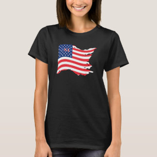 USA Patriotic American Flag For Men Women Kids Boy T-Shirt