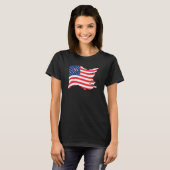 USA Patriotic American Flag For Men Women Kids Boy T-Shirt (Vorne ganz)