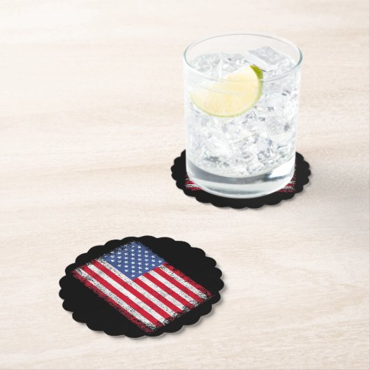 USA Patriotic American Flag for Men Women Kids Boy Untersetzer (Vor Ort)