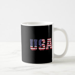 Usa Patriotic American Flag Shirt Men Women Kids V Kaffeetasse