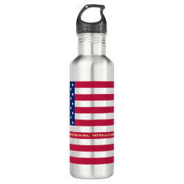 USA Patriotic American Flag Streifen Water Flasche Trinkflasche
