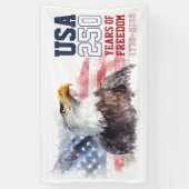 USA Patriotic America's 250th Anniversary Party Banner (Vertikal)