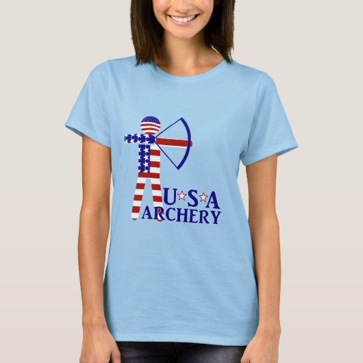 USA Patriotic ARCHERY T-Shirt (Vorderseite)