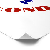 USA Patriotic BASKETBALL Poster (Ecke)