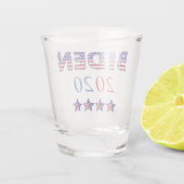 USA Patriotic Biden 2020 Schnapsglas (Rückseite)