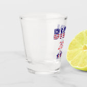 USA Patriotic Biden 2020 Schnapsglas (Links)