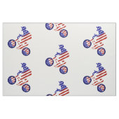 USA Patriotic Biking BMX Stoff (Fat Quarter (45,7 x 55,9 cm))
