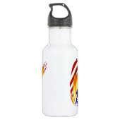 USA Patriotic BMX / DIRT BIKING Trinkflasche (Rückseite)