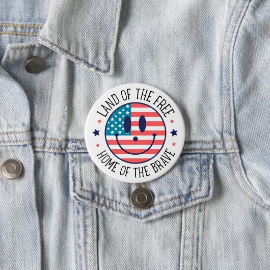 USA Patriotic Button (Beispiel)
