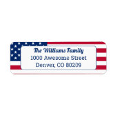 USA Patriotic Country American Flag Red White Blue (Vorne)