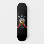 USA Patriotic Eagle FAFO Skateboard (Vorderseite)