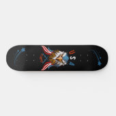 USA Patriotic Eagle FAFO Skateboard (Horizontal)