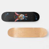 USA Patriotic Eagle FAFO Skateboard (Horizontal)