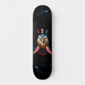 USA Patriotic Eagle FAFO Skateboard (Vorderseite)