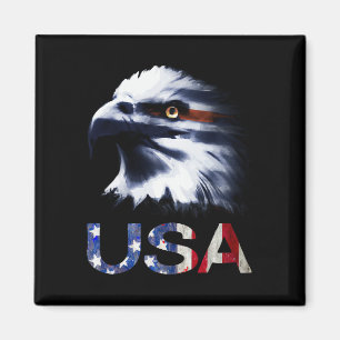 Usa Patriotic Eagle Head - 4. Juli unabhängig Magnet