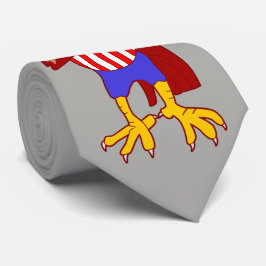 USA Patriotic Eagle Uncle Sam Necktie Krawatte